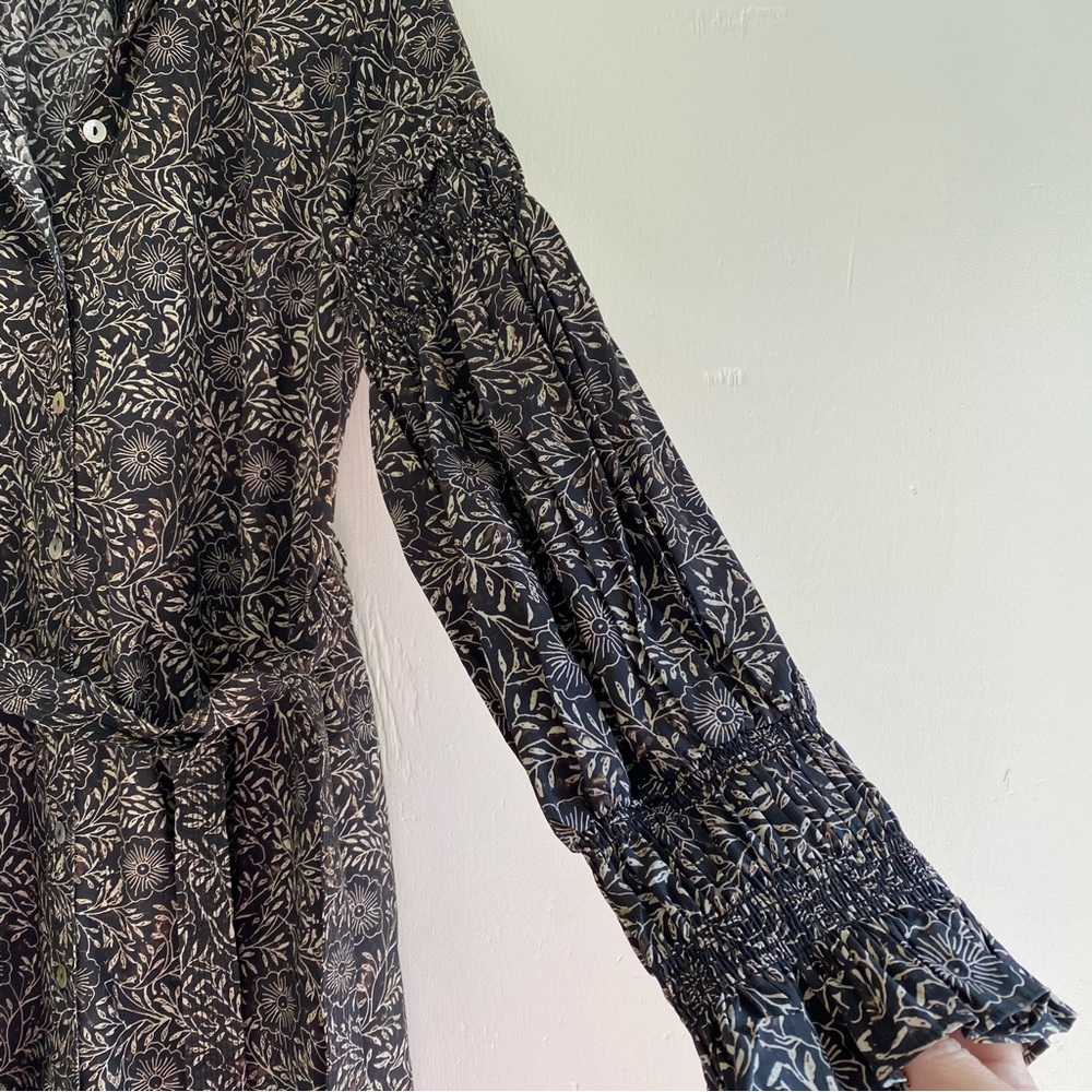 Anthropologie & Editorialist Hope for Flowers by Tracy Reese Midi Floral Dress M - Picture 10 of 13